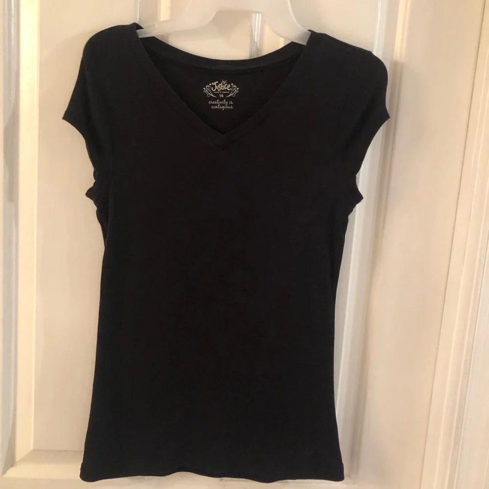 Justice V-neck Top